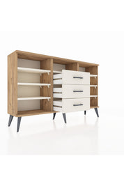 Arges Konsol 7 Raflı 3 Çekmeceli 132x30x83 - S144M014V22A