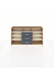 Arges Konsol 7 Raflı 3 Çekmeceli 132x30x83 - S144M014V23A