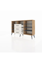Arges Konsol 7 Raflı 3 Çekmeceli 132x30x83 - S144M014V25A