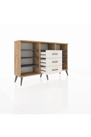 Arges Konsol 7 Raflı 3 Çekmeceli 132x30x83 - S144M014V25A
