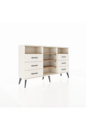 Arges Konsol 5 Raflı 6 Çekmeceli 132x30x83 - S144M015V01A