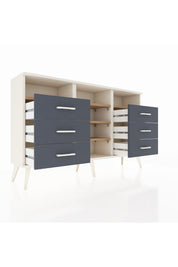 Arges Konsol 5 Raflı 6 Çekmeceli 132x30x83 - S144M015V02A