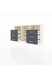 Arges Konsol 5 Raflı 6 Çekmeceli 132x30x83 - S144M015V05A