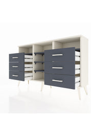 Arges Konsol 5 Raflı 6 Çekmeceli 132x30x83 - S144M015V08A