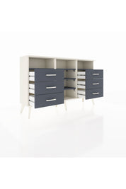 Arges Konsol 5 Raflı 6 Çekmeceli 132x30x83 - S144M015V08A