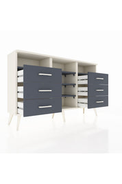 Arges Konsol 5 Raflı 6 Çekmeceli 132x30x83 - S144M015V08A