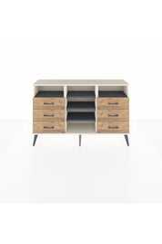 Arges Konsol 5 Raflı 6 Çekmeceli 132x30x83 - S144M015V09A