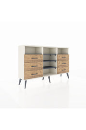 Arges Konsol 5 Raflı 6 Çekmeceli 132x30x83 - S144M015V09A
