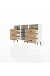 Arges Konsol 5 Raflı 6 Çekmeceli 132x30x83 - S144M015V09A