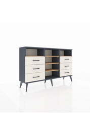Arges Konsol 5 Raflı 6 Çekmeceli 132x30x83 - S144M015V10A