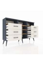 Arges Konsol 5 Raflı 6 Çekmeceli 132x30x83 - S144M015V10A