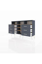 Arges Konsol 5 Raflı 6 Çekmeceli 132x30x83 - S144M015V11A