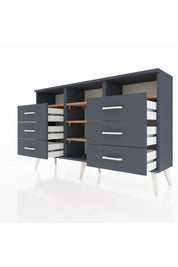 Arges Konsol 5 Raflı 6 Çekmeceli 132x30x83 - S144M015V11A