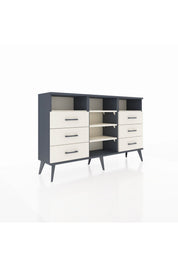 Arges Konsol 5 Raflı 6 Çekmeceli 132x30x83 - S144M015V13A