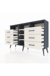 Arges Konsol 5 Raflı 6 Çekmeceli 132x30x83 - S144M015V13A