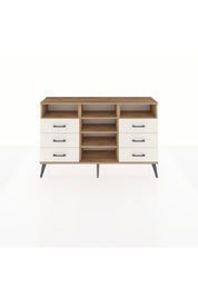 Arges Konsol 5 Raflı 6 Çekmeceli 132x30x83 - S144M015V19A