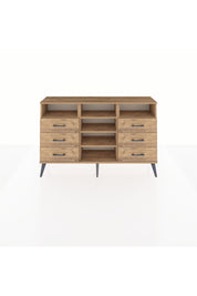 Arges Konsol 5 Raflı 6 Çekmeceli 132x30x83 - S144M015V21A