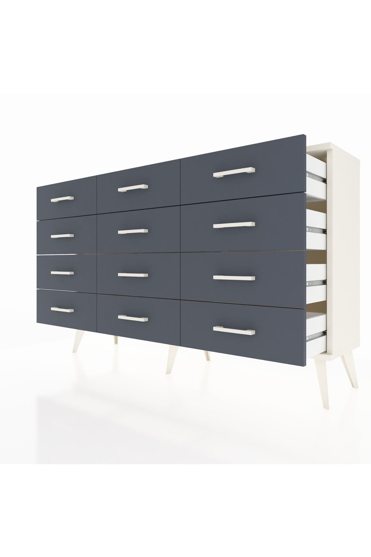 Arges Konsol 12 Çekmeceli 132x30x83 - S144M016V05A
