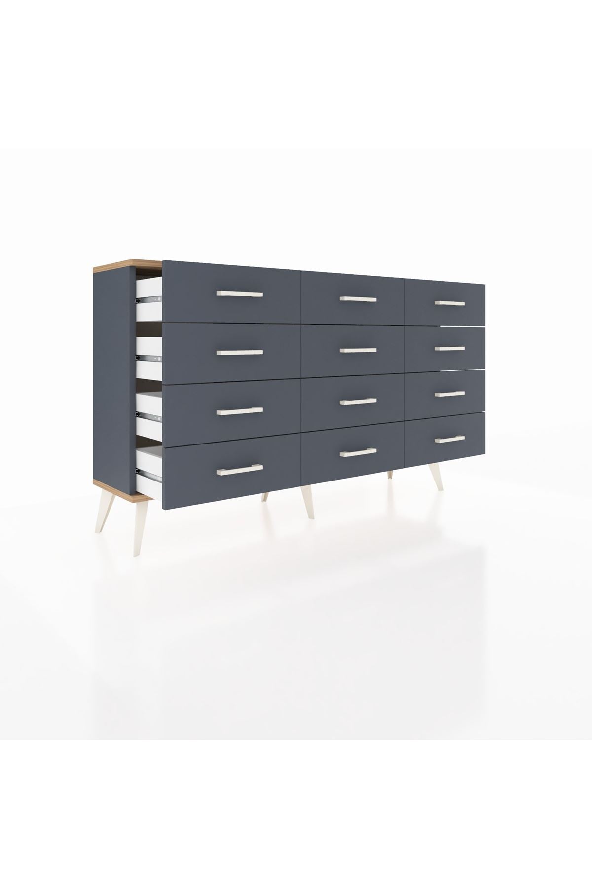 Arges Konsol 12 Çekmeceli 132x30x83 - S144M016V11A