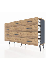 Arges Konsol 12 Çekmeceli 132x30x83 - S144M016V12A