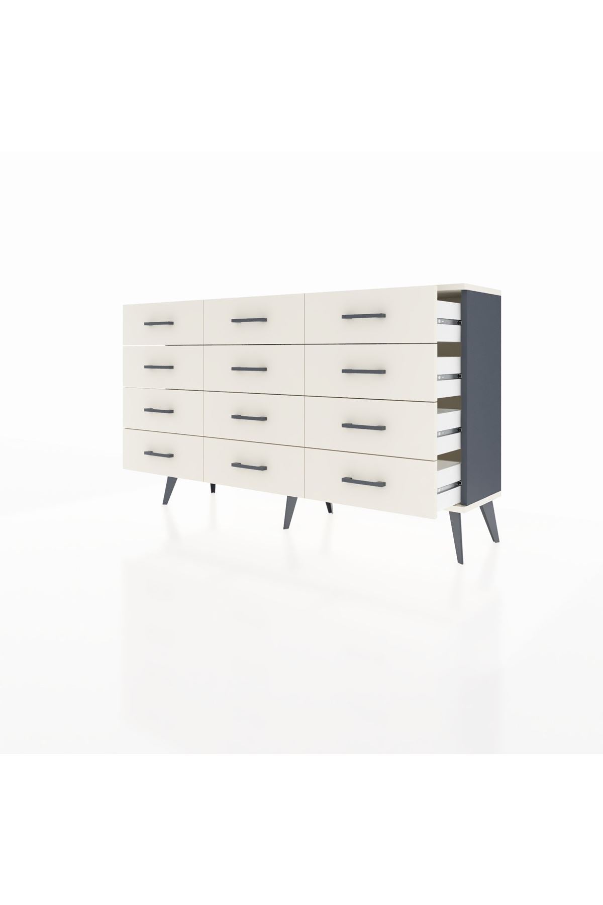 Arges Konsol 12 Çekmeceli 132x30x83 - S144M016V13A