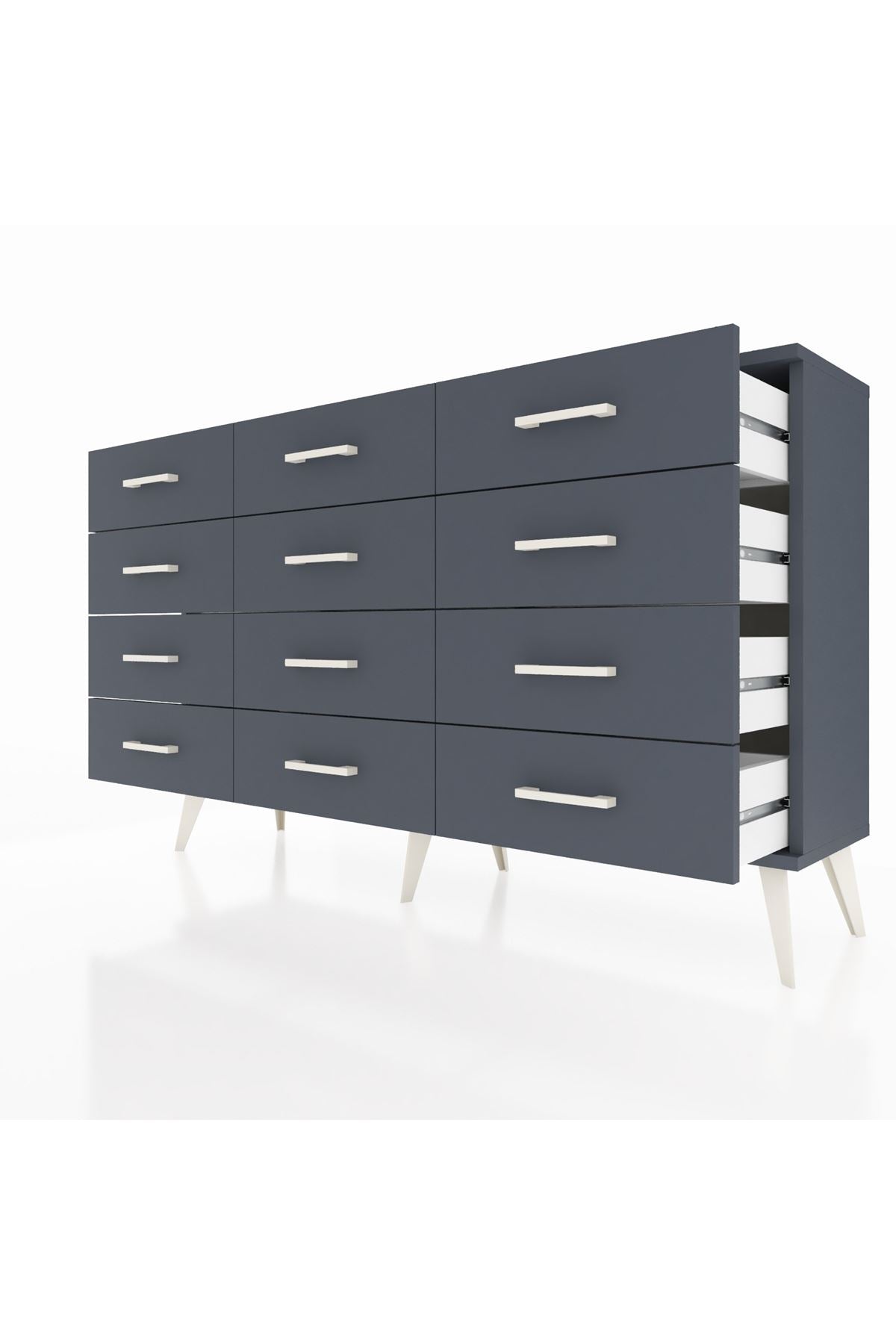 Arges Konsol 12 Çekmeceli 132x30x83 - S144M016V17A
