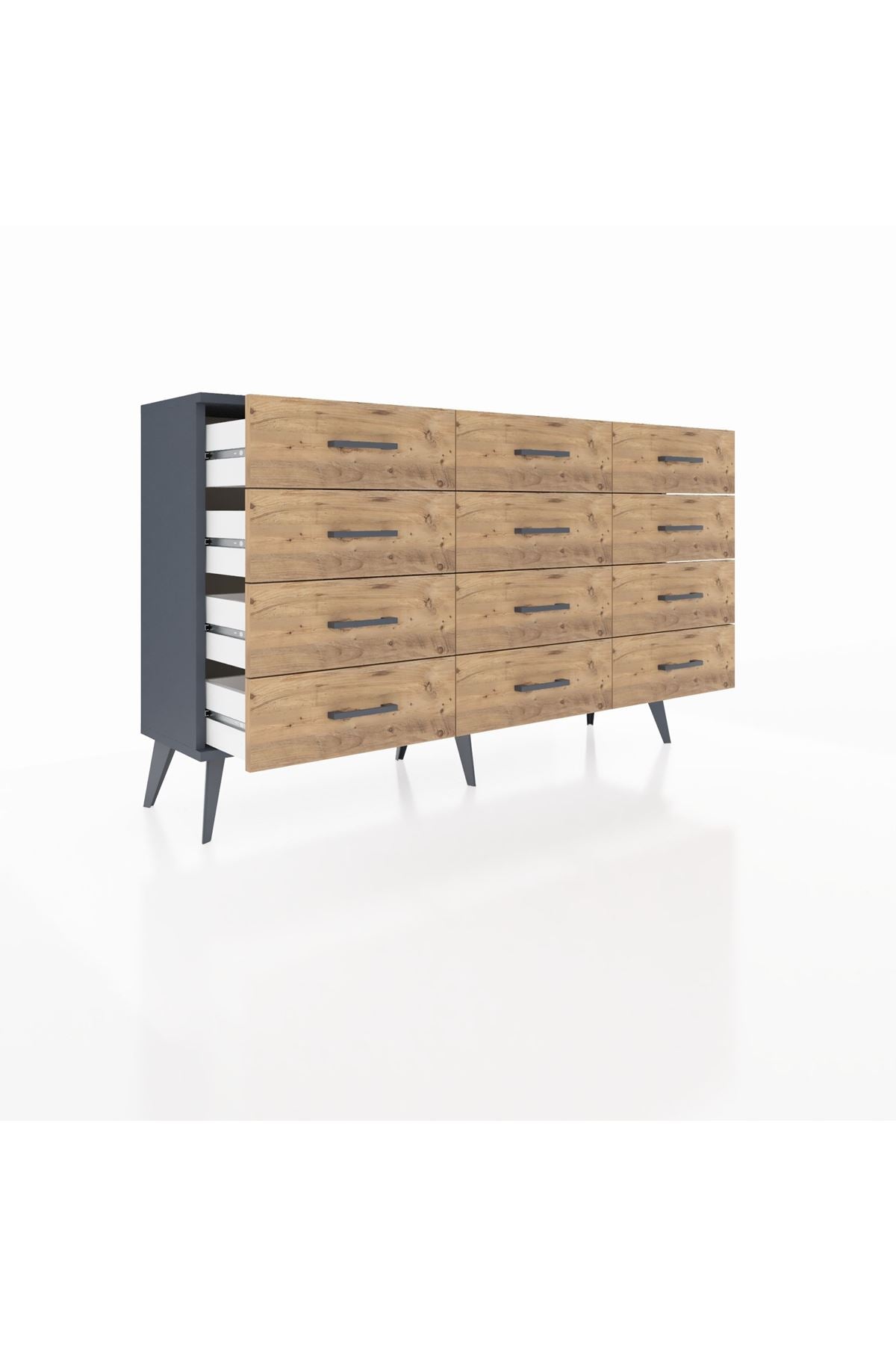 Arges Konsol 12 Çekmeceli 132x30x83 - S144M016V18A