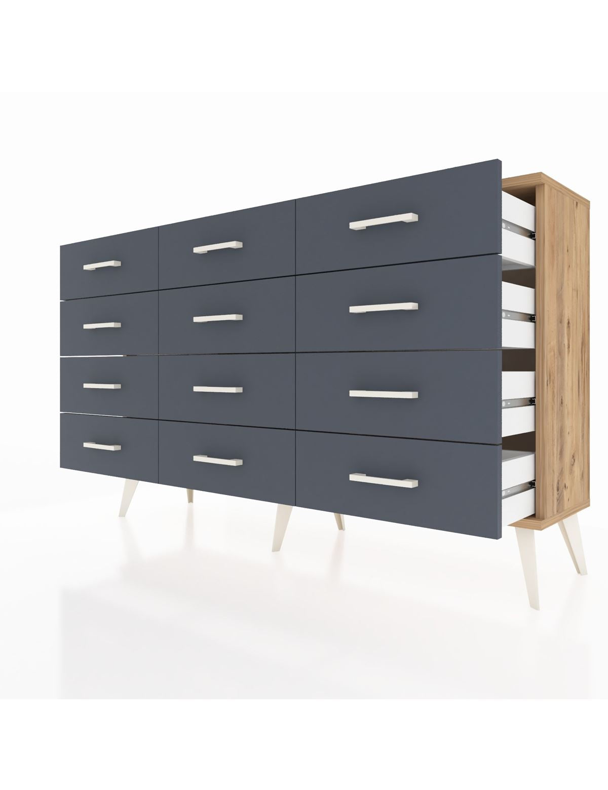 Arges Konsol 12 Çekmeceli 132x30x83 - S144M016V20A