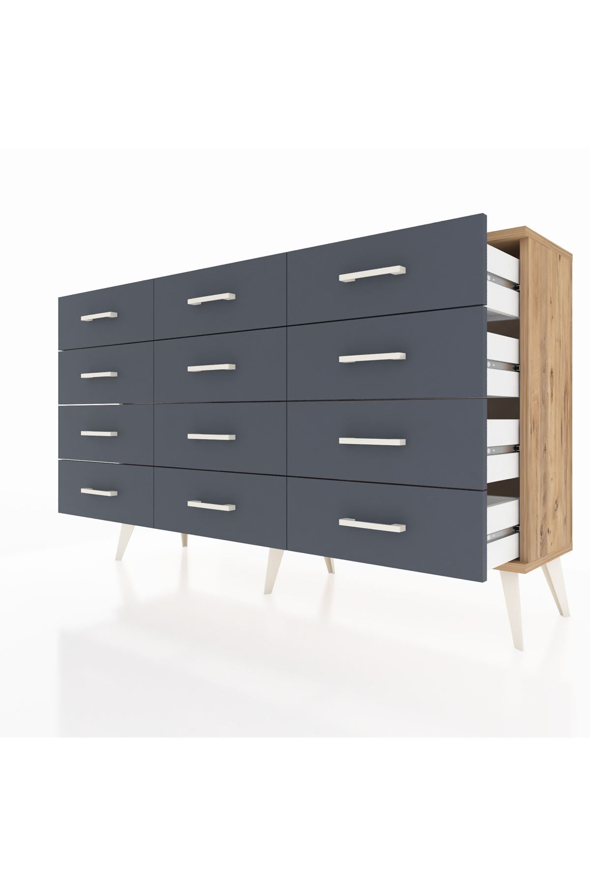 Arges Konsol 12 Çekmeceli 132x30x83 - S144M016V20A