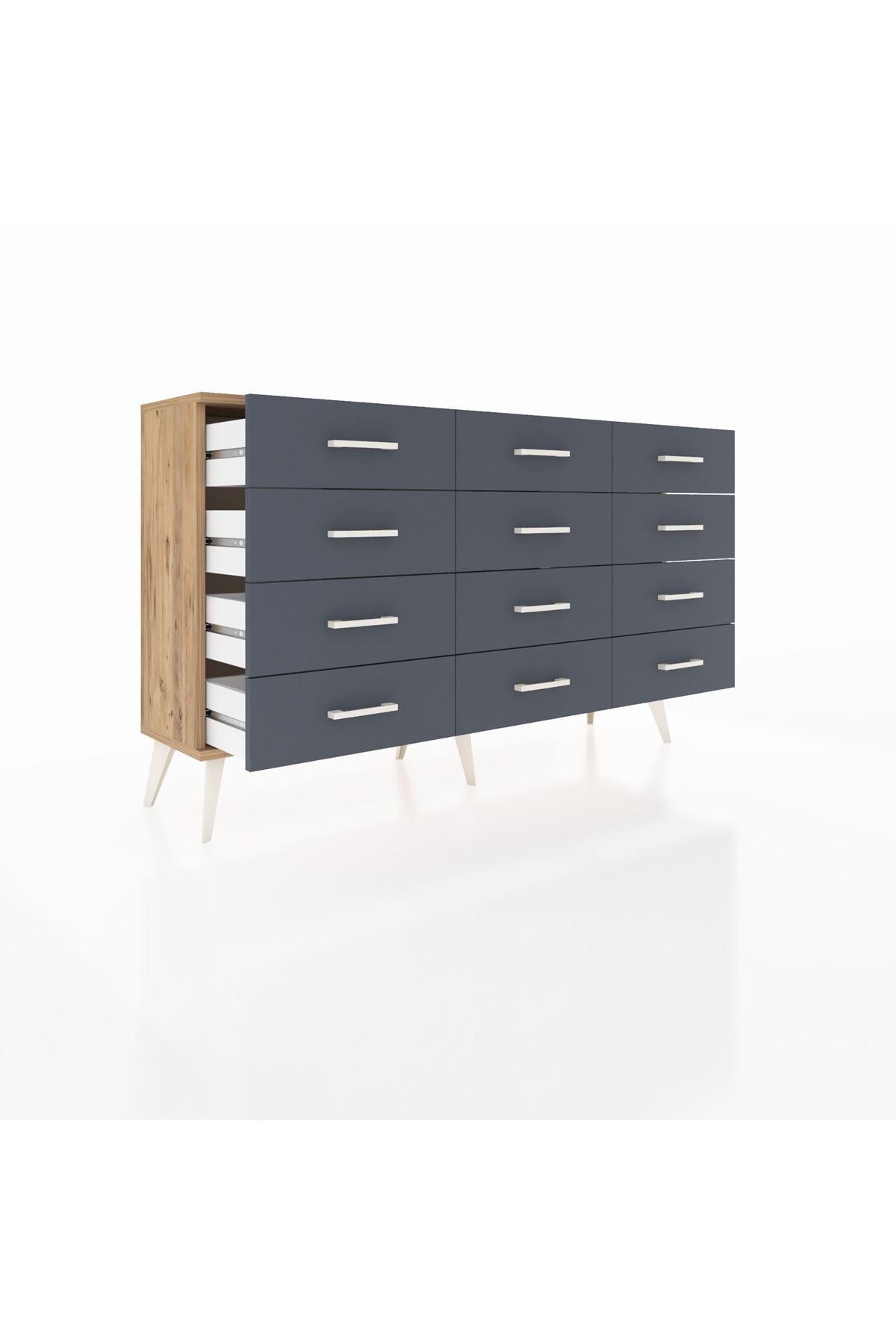 Arges Konsol 12 Çekmeceli 132x30x83 - S144M016V20A