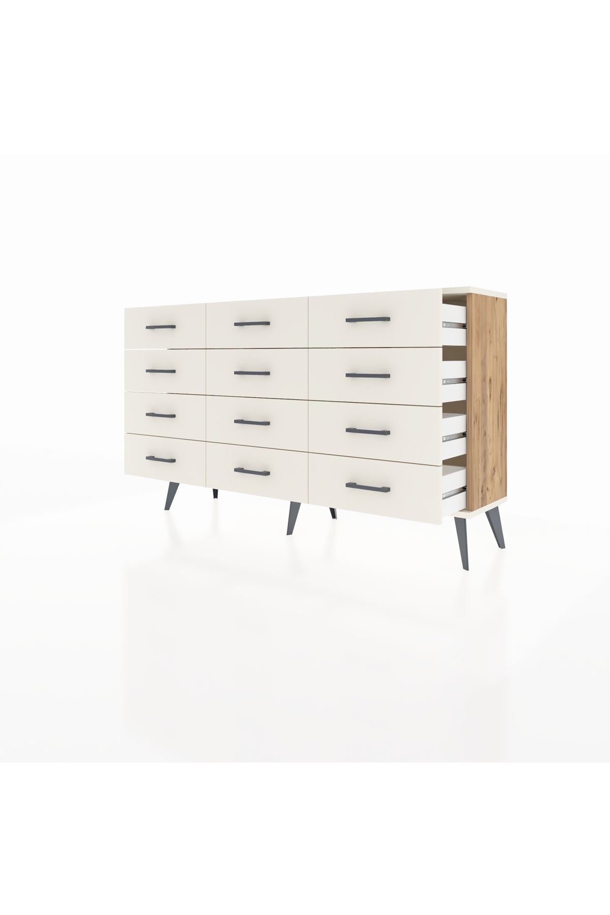 Arges Konsol 12 Çekmeceli 132x30x83 - S144M016V22A