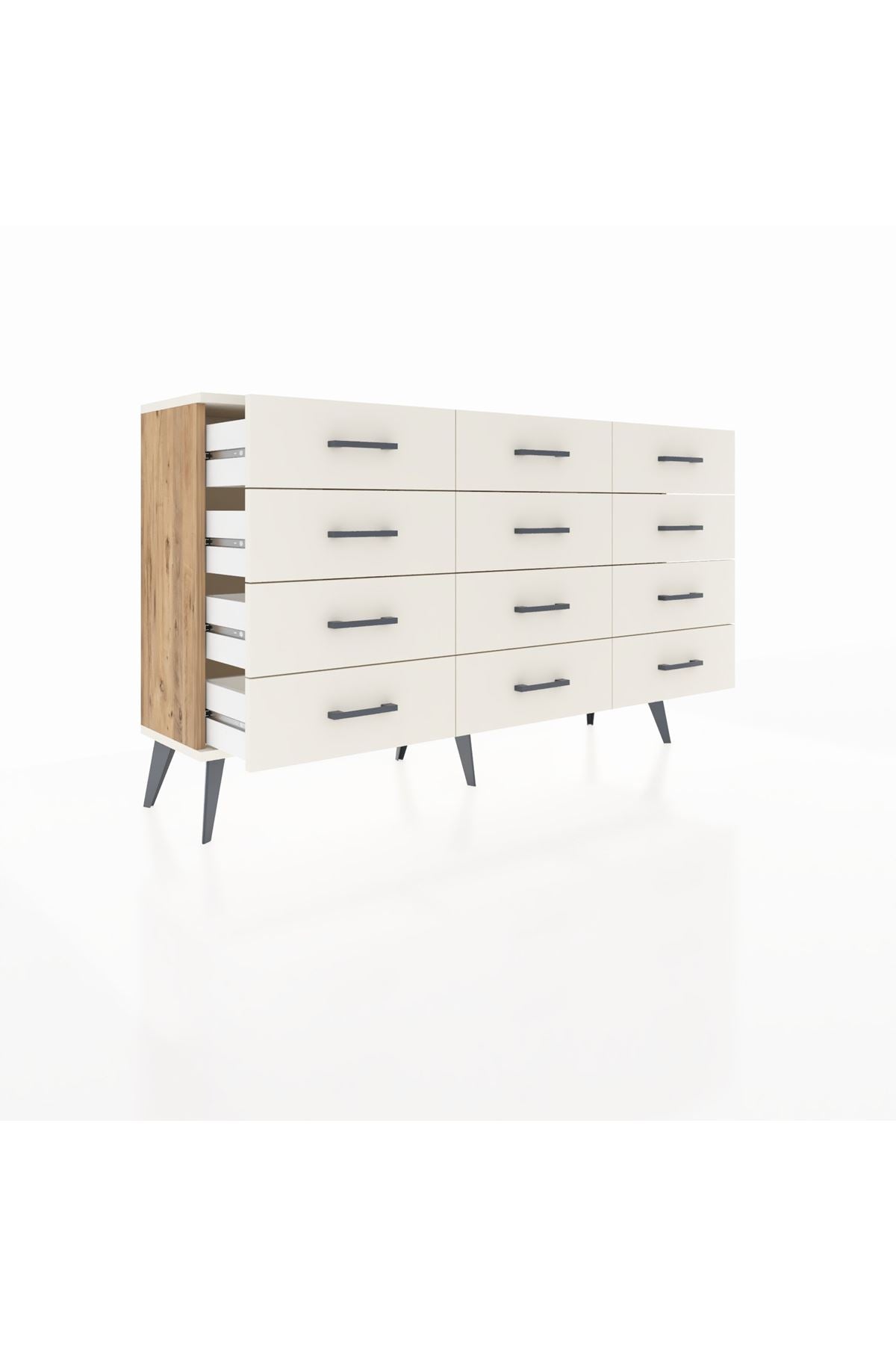 Arges Konsol 12 Çekmeceli 132x30x83 - S144M016V22A
