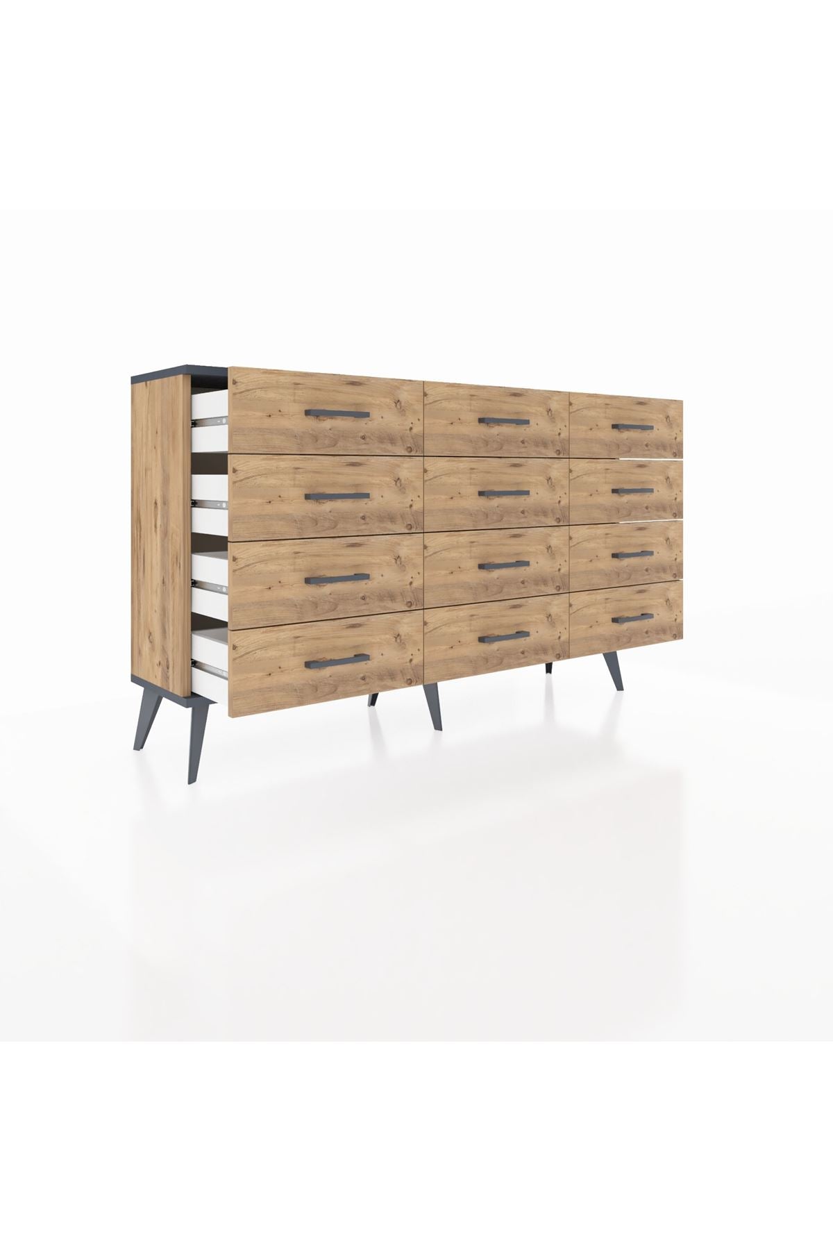 Arges Konsol 12 Çekmeceli 132x30x83 - S144M016V27A