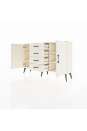 Arges Konsol 4 Raflı 4 Çekmeceli 2 Kapaklı 132x30x83 - S144M017V04A