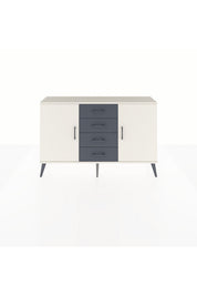 Arges Konsol 4 Raflı 4 Çekmeceli 2 Kapaklı 132x30x83 - S144M017V05A