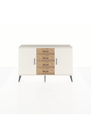 Arges Konsol 4 Raflı 4 Çekmeceli 2 Kapaklı 132x30x83 - S144M017V06A