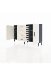 Arges Konsol 4 Raflı 4 Çekmeceli 2 Kapaklı 132x30x83 - S144M017V13A
