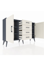 Arges Konsol 4 Raflı 4 Çekmeceli 2 Kapaklı 132x30x83 - S144M017V13A