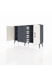 Arges Konsol 4 Raflı 4 Çekmeceli 2 Kapaklı 132x30x83 - S144M017V14A