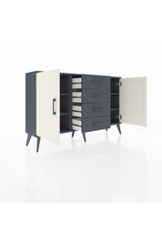 Arges Konsol 4 Raflı 4 Çekmeceli 2 Kapaklı 132x30x83 - S144M017V14A
