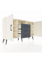 Arges Konsol 5 Raflı 3 Çekmeceli 2 Kapaklı 132x30x83 - S144M018V05A
