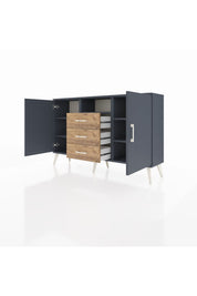 Arges Konsol 5 Raflı 3 Çekmeceli 2 Kapaklı 132x30x83 - S144M018V18A