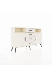 Arges Konsol 4 Raflı 4 Çekmeceli 2 Kapaklı 132x30x83 - S144M019V04A