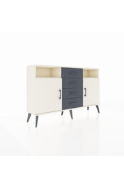Arges Konsol 4 Raflı 4 Çekmeceli 2 Kapaklı 132x30x83 - S144M019V05A