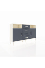 Arges Konsol 4 Raflı 4 Çekmeceli 2 Kapaklı 132x30x83 - S144M019V08A