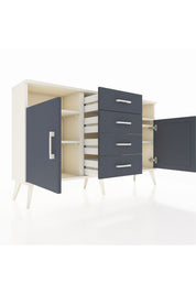 Arges Konsol 4 Raflı 4 Çekmeceli 2 Kapaklı 132x30x83 - S144M019V08A