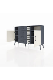 Arges Konsol 4 Raflı 4 Çekmeceli 2 Kapaklı 132x30x83 - S144M019V14A