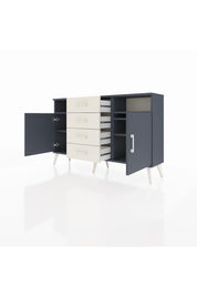 Arges Konsol 4 Raflı 4 Çekmeceli 2 Kapaklı 132x30x83 - S144M019V16A