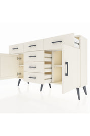 Arges Konsol 2 Raflı 6 Çekmeceli 2 Kapaklı 132x30x83 - S144M020V04A