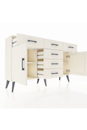 Arges Konsol 2 Raflı 6 Çekmeceli 2 Kapaklı 132x30x83 - S144M020V04A